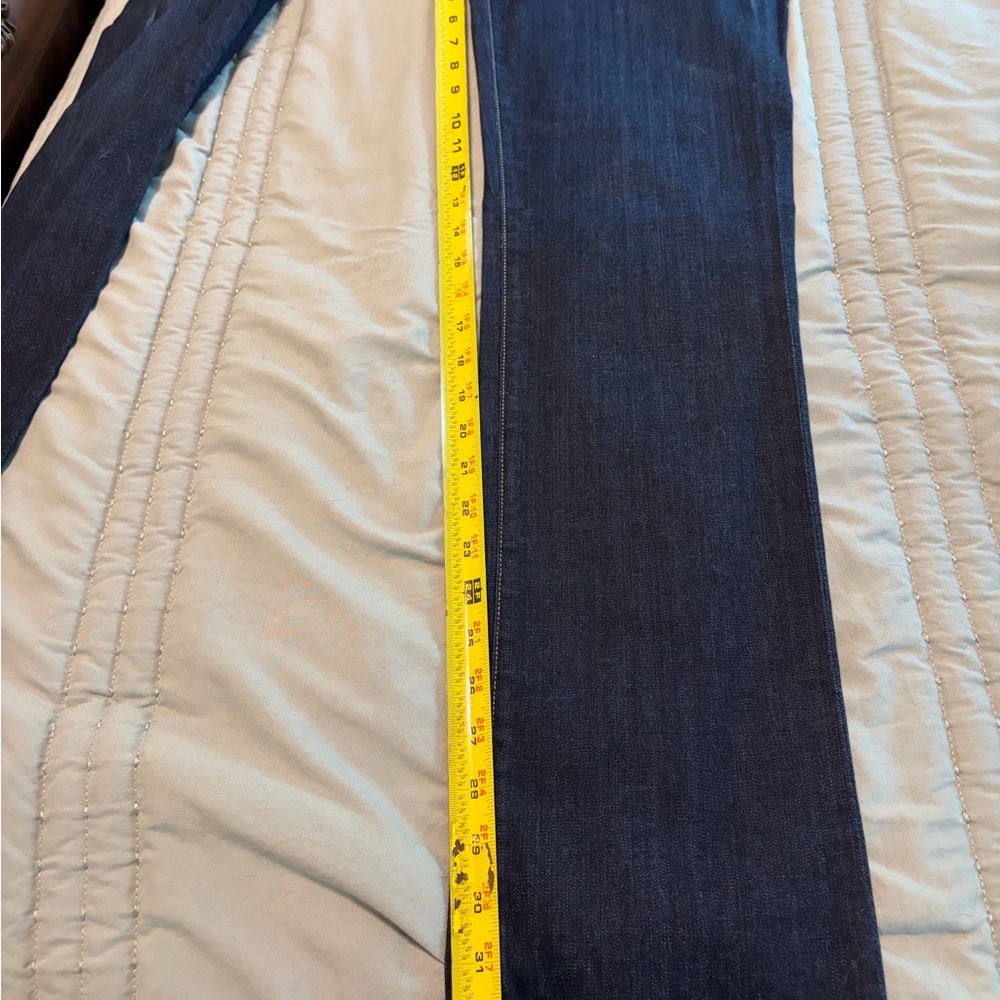 Citizens Of Humanity Dark Blue Straight Leg Jeans - Picture 15 of 16